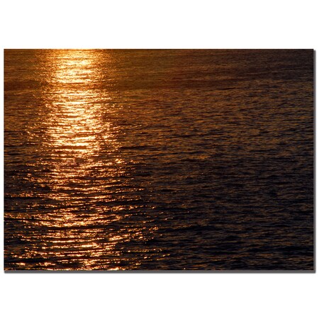 Trademark Fine Art Kurt Shaffer 'Sunset Reflections' Canvas Art, 16x24 KS073-C1624GG